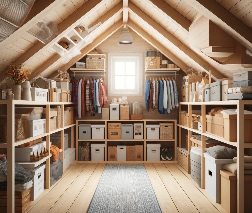 Kindred Sorting attic-storage-ideas